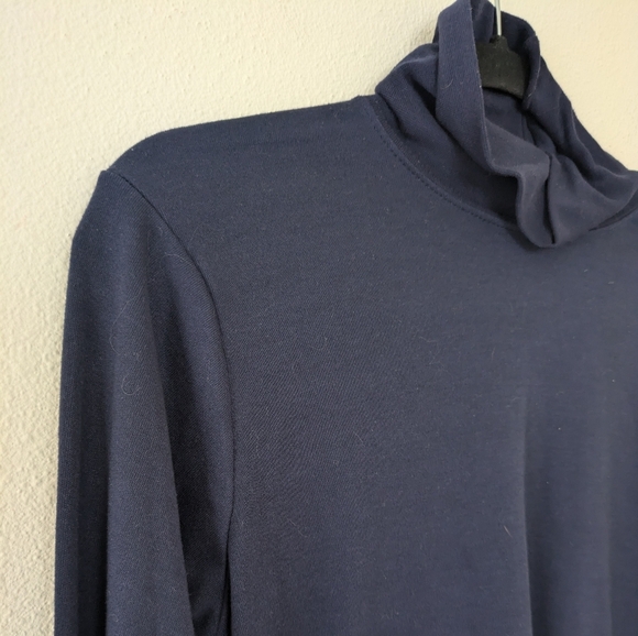 Vintage Polarmax Navy Performance Thermal Turtleneck Long Sleeve US Made size M - Picture 4 of 7